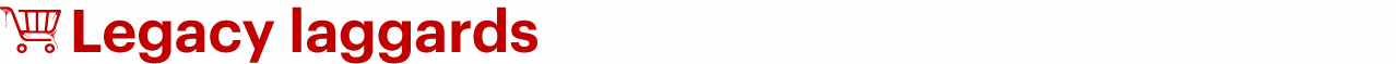 Subhead: Legacy Laggards